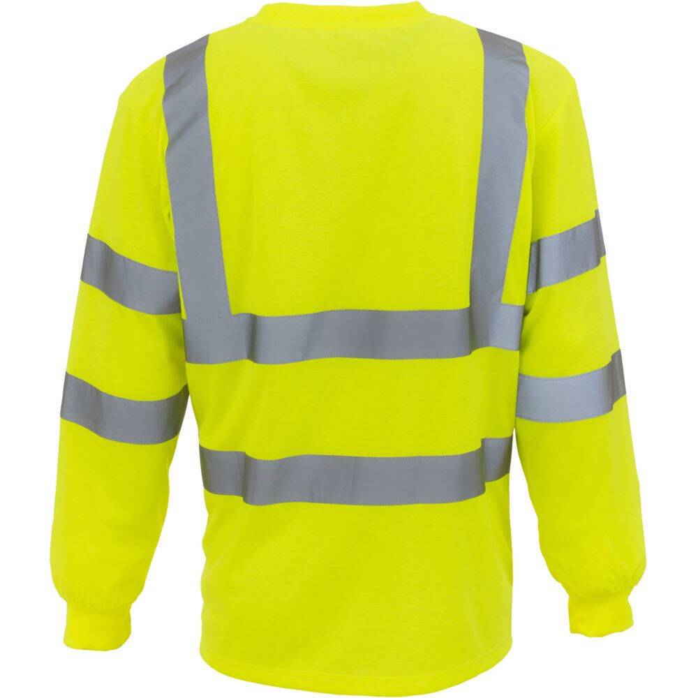 T-shirt manches longues haute visibilité Yoko HI VIZ Jaune Fluo M-1