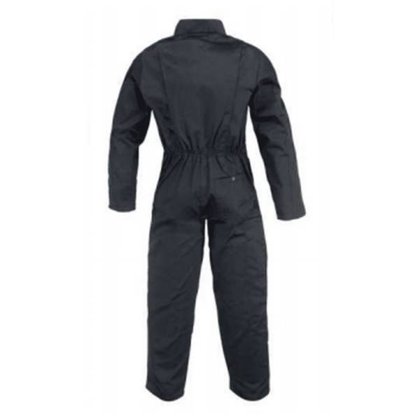 Combinaison Noir 2 zips FACTORY - Polycoton - 245 gm2 - COVERGUARD  XL