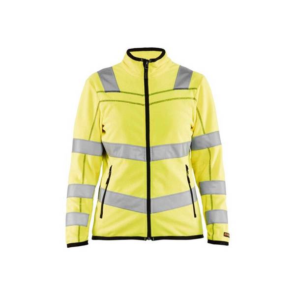 Veste micropolaire haute visibilité femme Blaklader EN ISO 20471 CLASSE 3 Jaune Fluo XXL