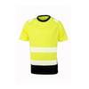 T-shirt haute visibilité en polyester recyclé Result Jaune Fluo S - M