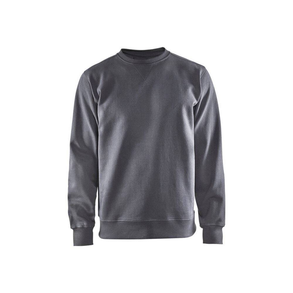 Sweat de travail Blaklader à col rond Gris S-0