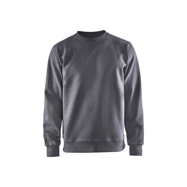 Sweat de travail Blaklader à col rond Gris S