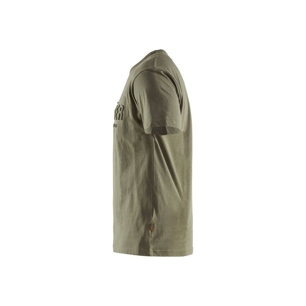 T-shirt imprimé 3D HOMME BLAKLADER Vert Armée XL-3