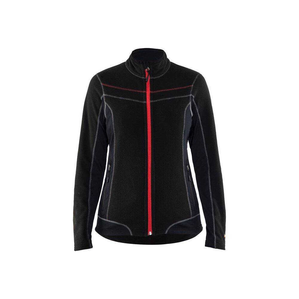 Veste micropolaire Femme Blaklader Noir / Rouge XL-0