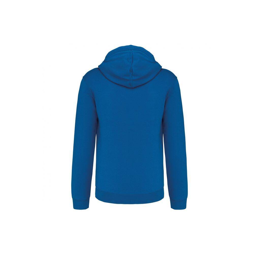 Sweat-shirt à capuche contrastée Kariban homme Bleu / Jaune XXL-1