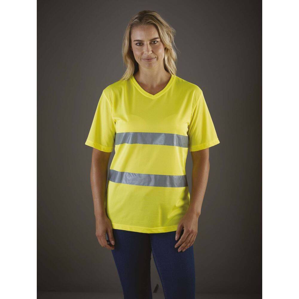 T-shirt haute visibilité Yoko TOP COOL Jaune XL-2