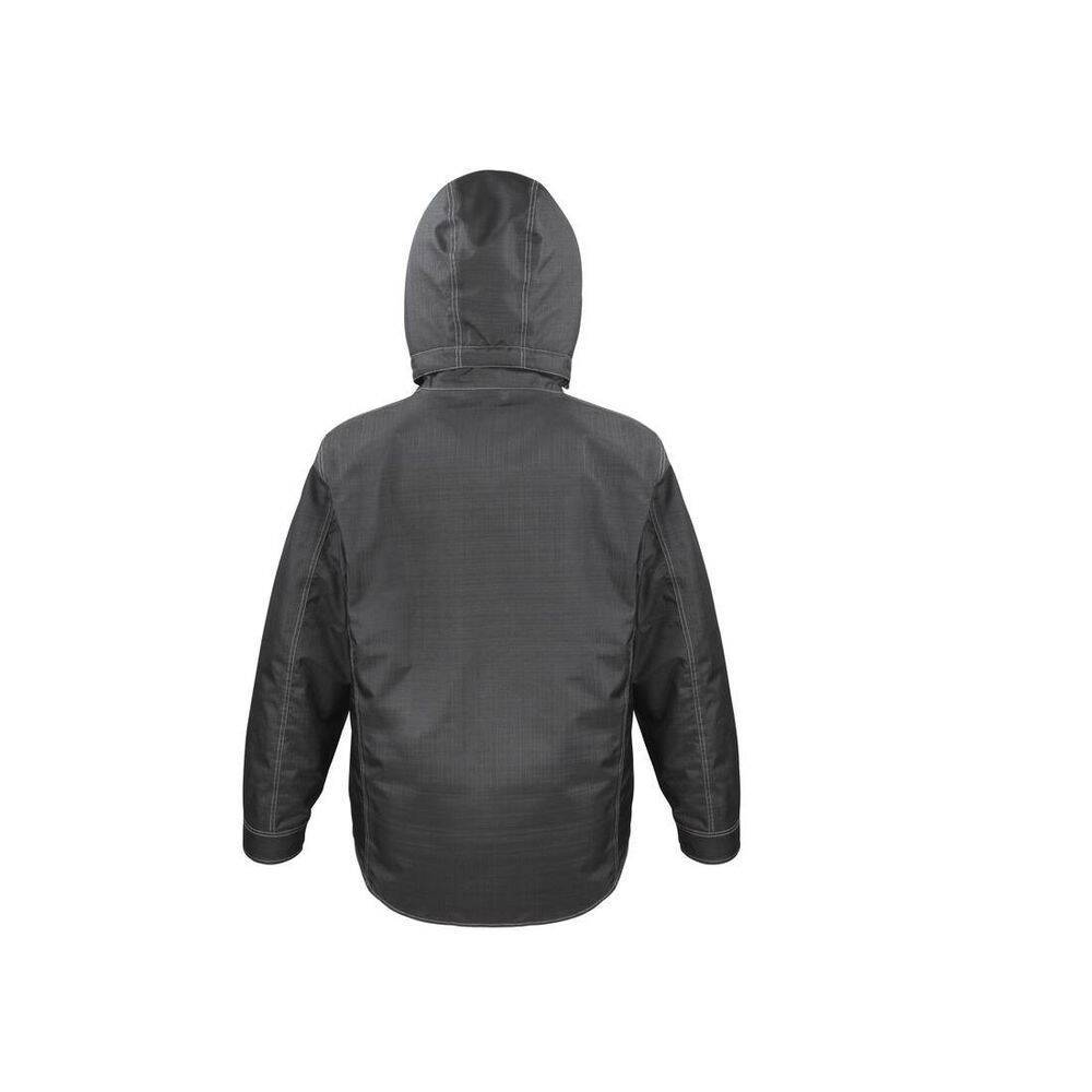 Parka de travail Result Robuste "Effet Denim" Noir M-1