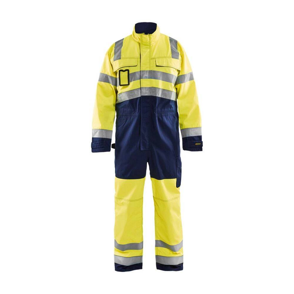 Combinaison haute visibilité Blaklader polycoton Jaune / Marine 46-0