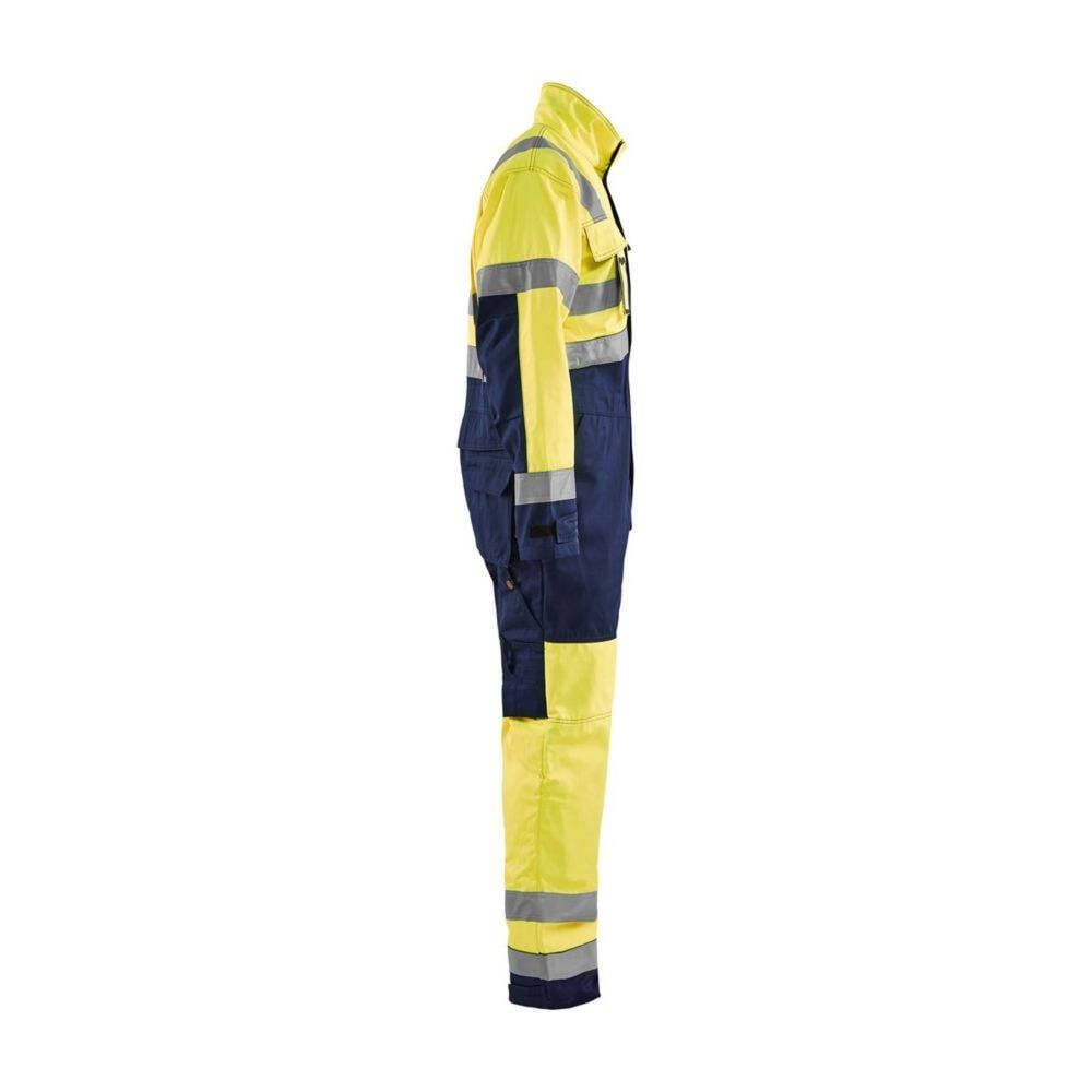 Combinaison haute visibilité Blaklader polycoton Jaune / Marine 46-2