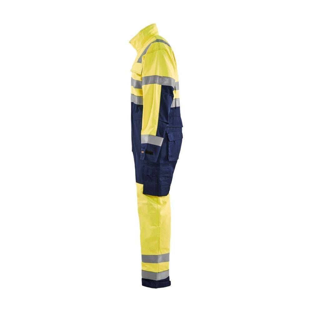 Combinaison haute visibilité Blaklader polycoton Jaune / Marine 46-3