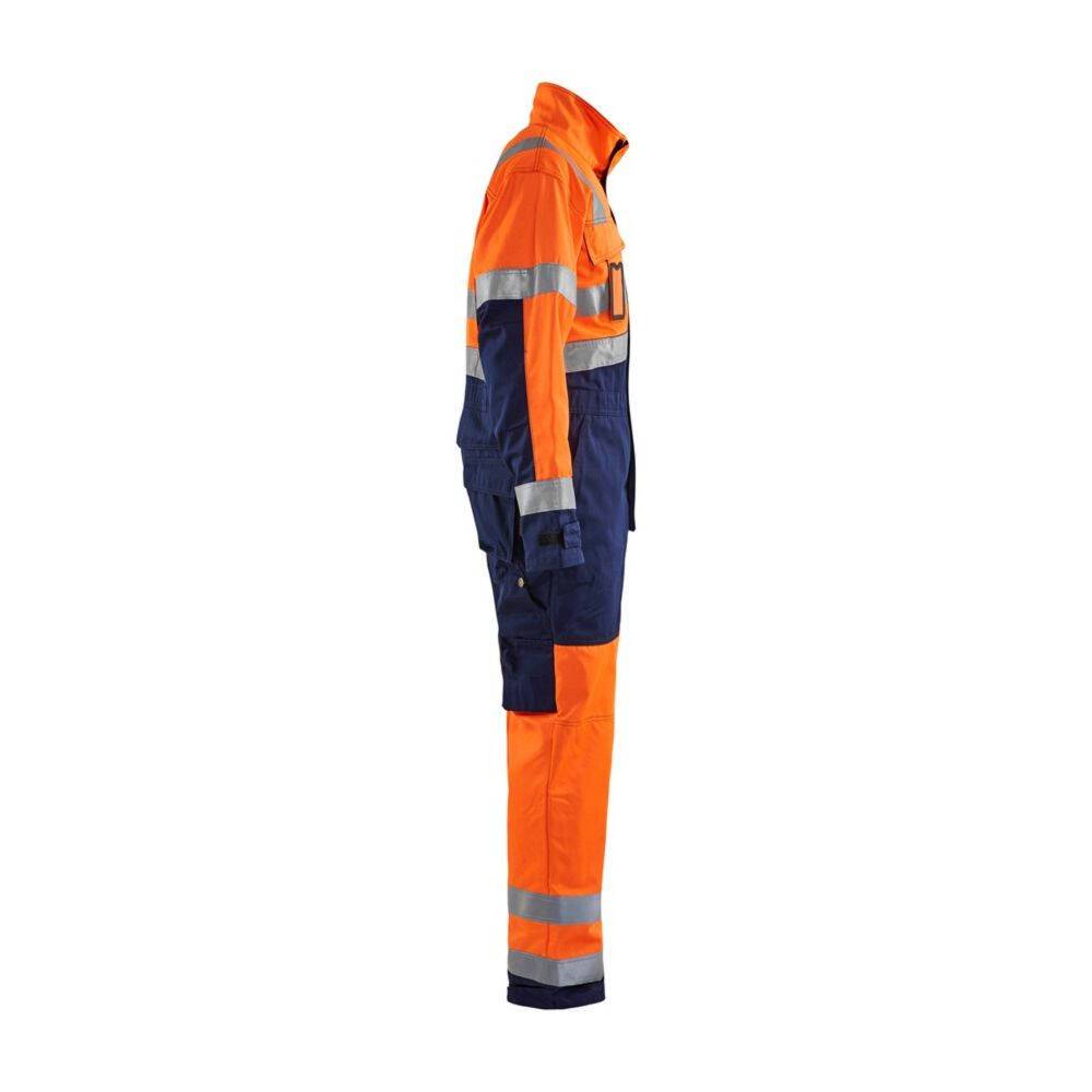 Combinaison haute visibilité Blaklader polycoton Orange / Marine 48-2