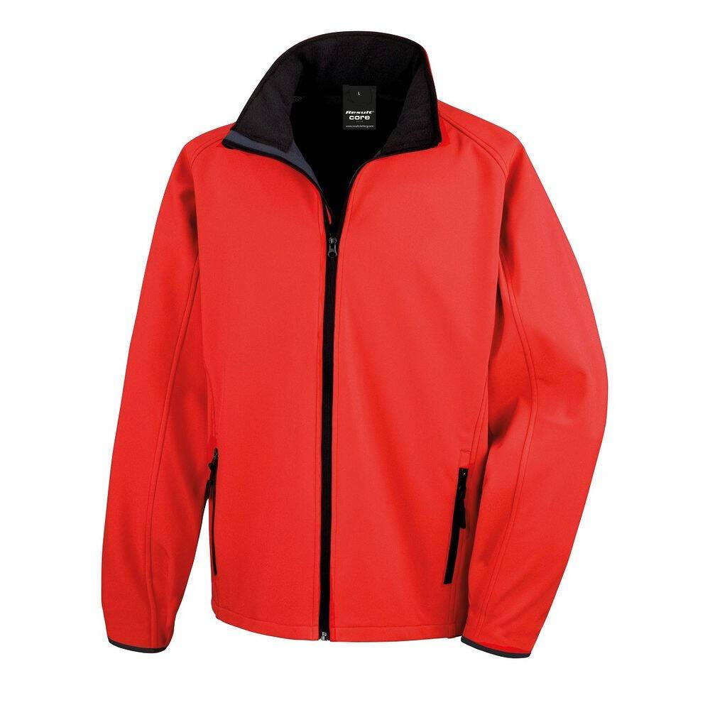 Veste Softshell Homme Result Core Printable Rouge M-0