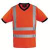T-shirt haute visibilité Coverguard Yard Col V Orange L