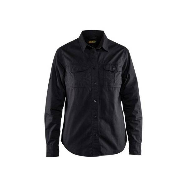 Chemise femme Blaklader twill 100% coton Noir 3XL