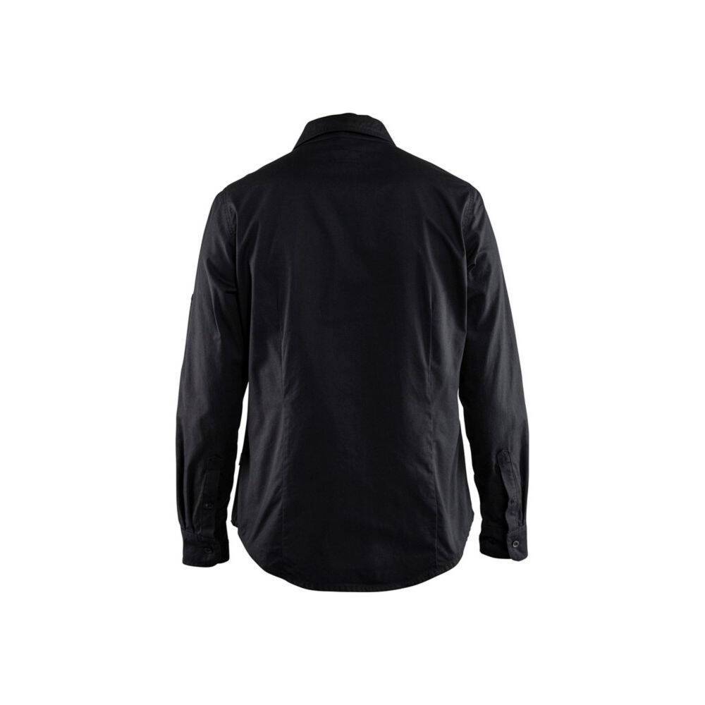 Chemise femme Blaklader twill 100% coton Noir 3XL-1