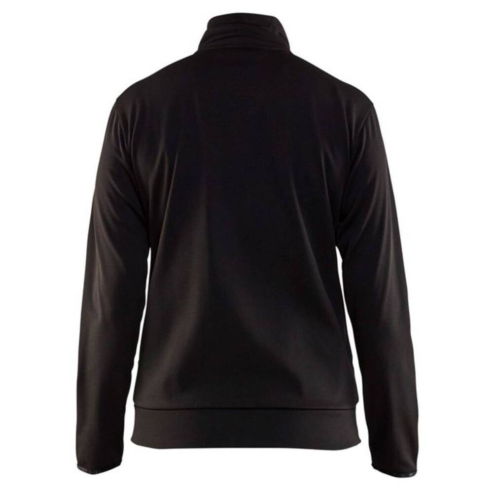 Sweat shirt zippé femme Blaklader Noir / Jaune L-1
