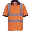 Polo haute visibilité manches courtes Yoko HI VIZ Orange Fluo XXL