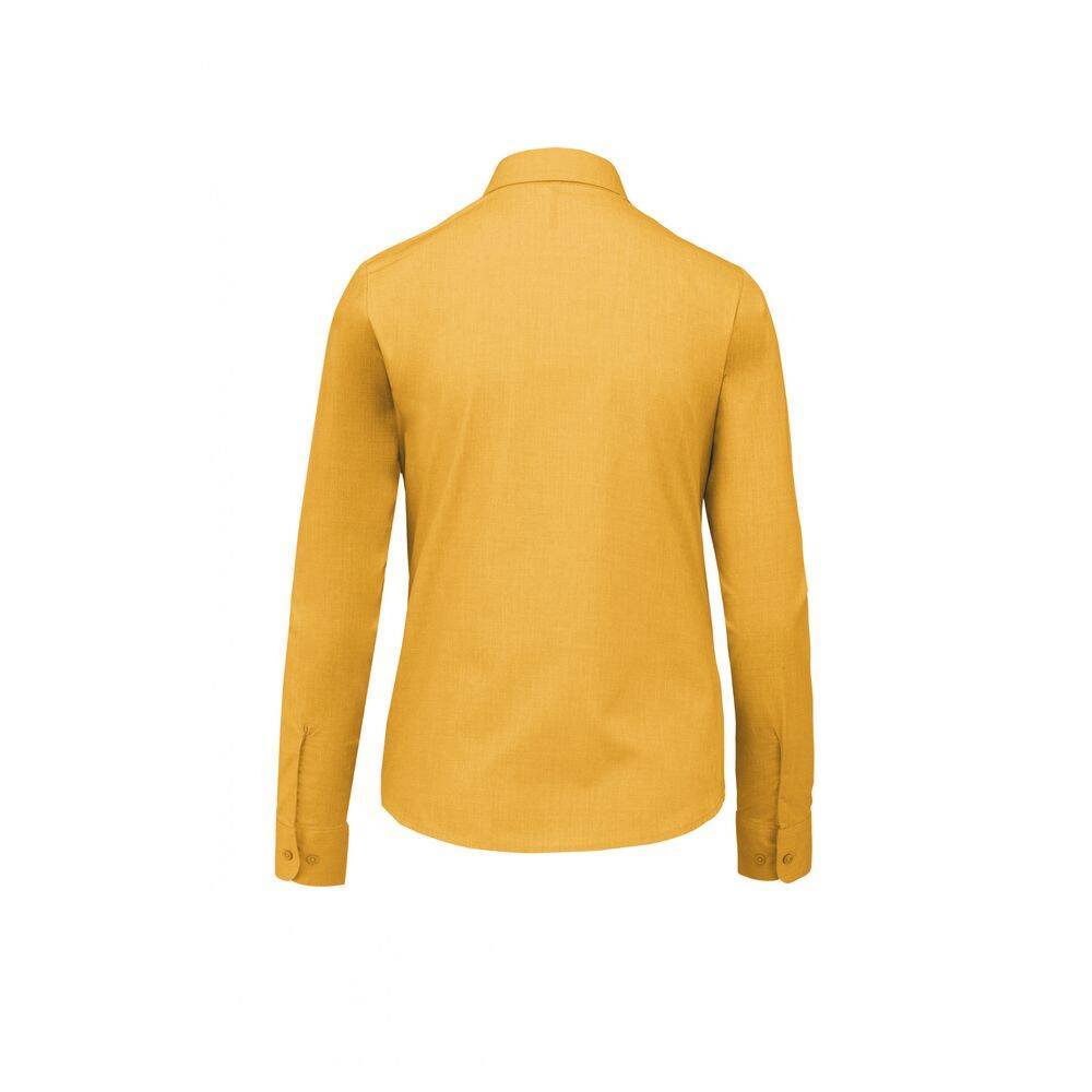 Chemise manches longues pour femme Kariban Jaune XXL-1