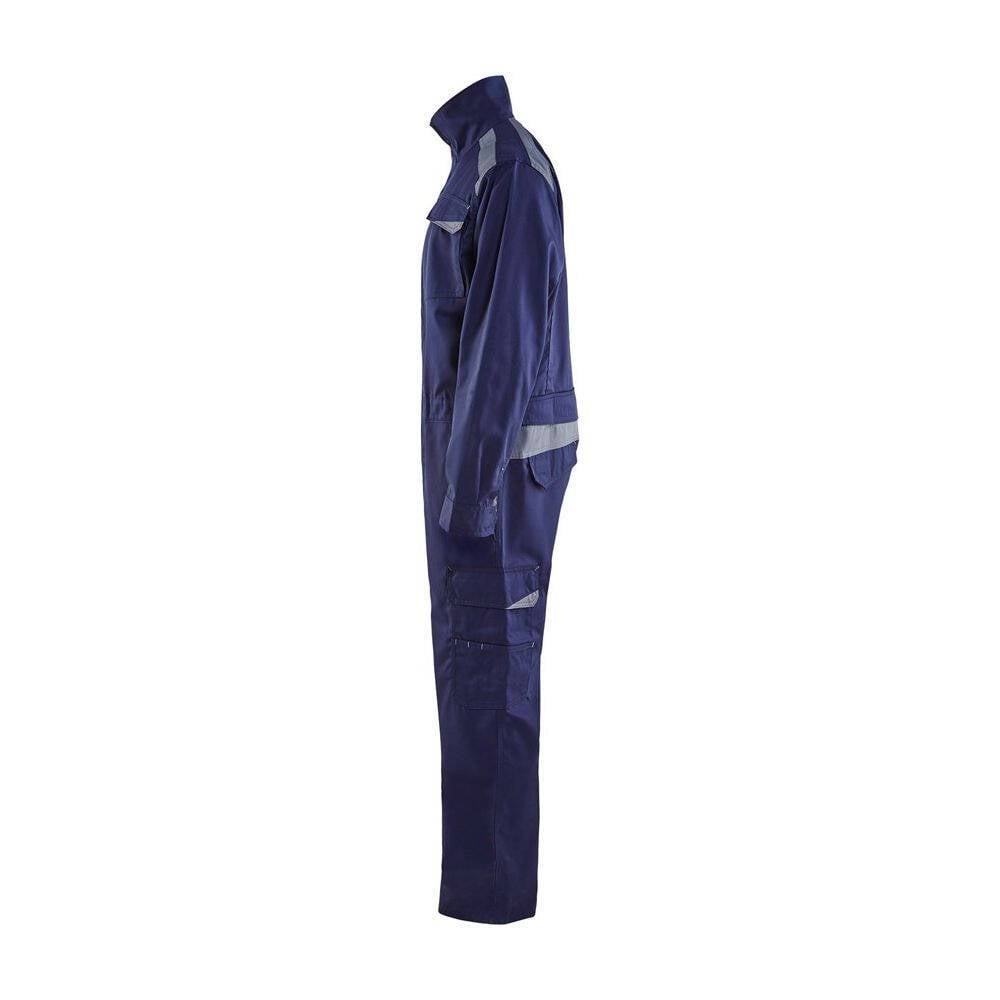 Combinaison de travail industrie Blaklader manches longues polycoton Marine Poches Grises 42-3