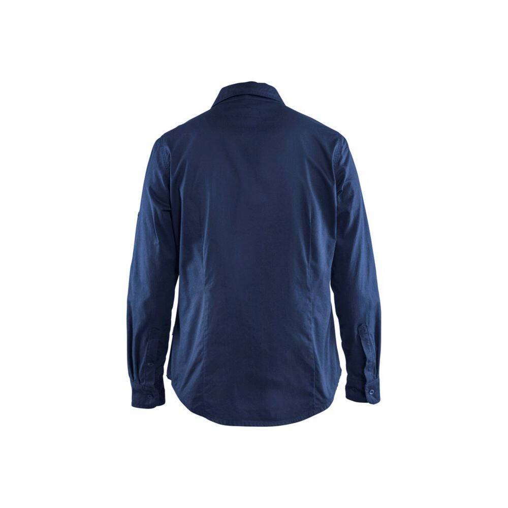 Chemise femme Blaklader twill 100% coton Marine M-1