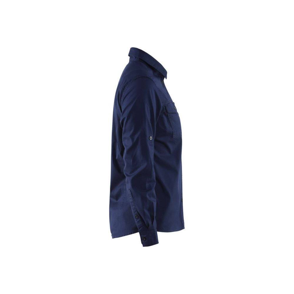 Chemise femme Blaklader twill 100% coton Marine M-2