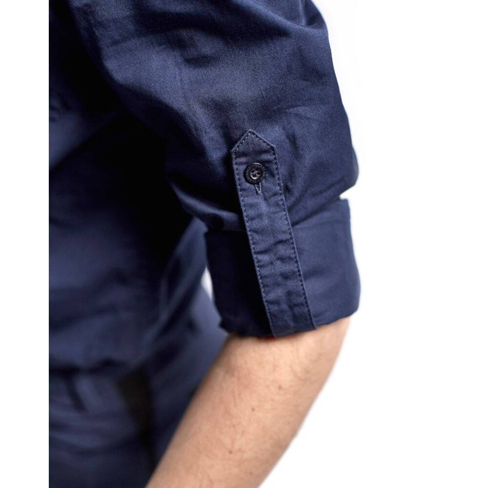 Chemise femme Blaklader twill 100% coton Marine M-4