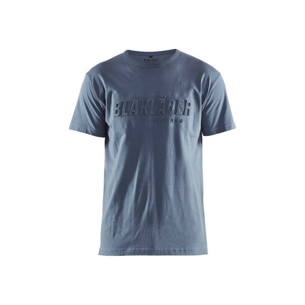 T-shirt imprimé 3D HOMME BLAKLADER Bleu Gris L
