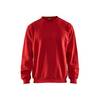 Sweat shirt de travail Blaklader col rond Rouge XS