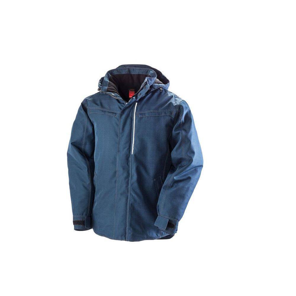 Parka de travail Result Robuste "Effet Denim" Bleu Marine S