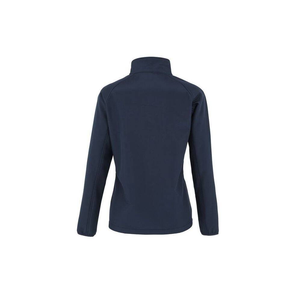 Veste softshell ecoresponsable en polyester recyclé FEMME Result Bleu Marine XXL-1