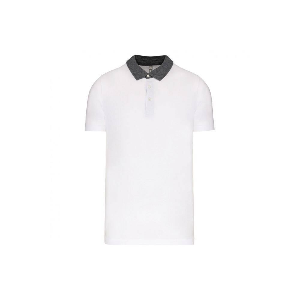 Polo de travail Kariban Bicolore Blanc / Gris XL-0