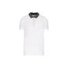 Polo de travail Kariban Bicolore Blanc / Gris XL