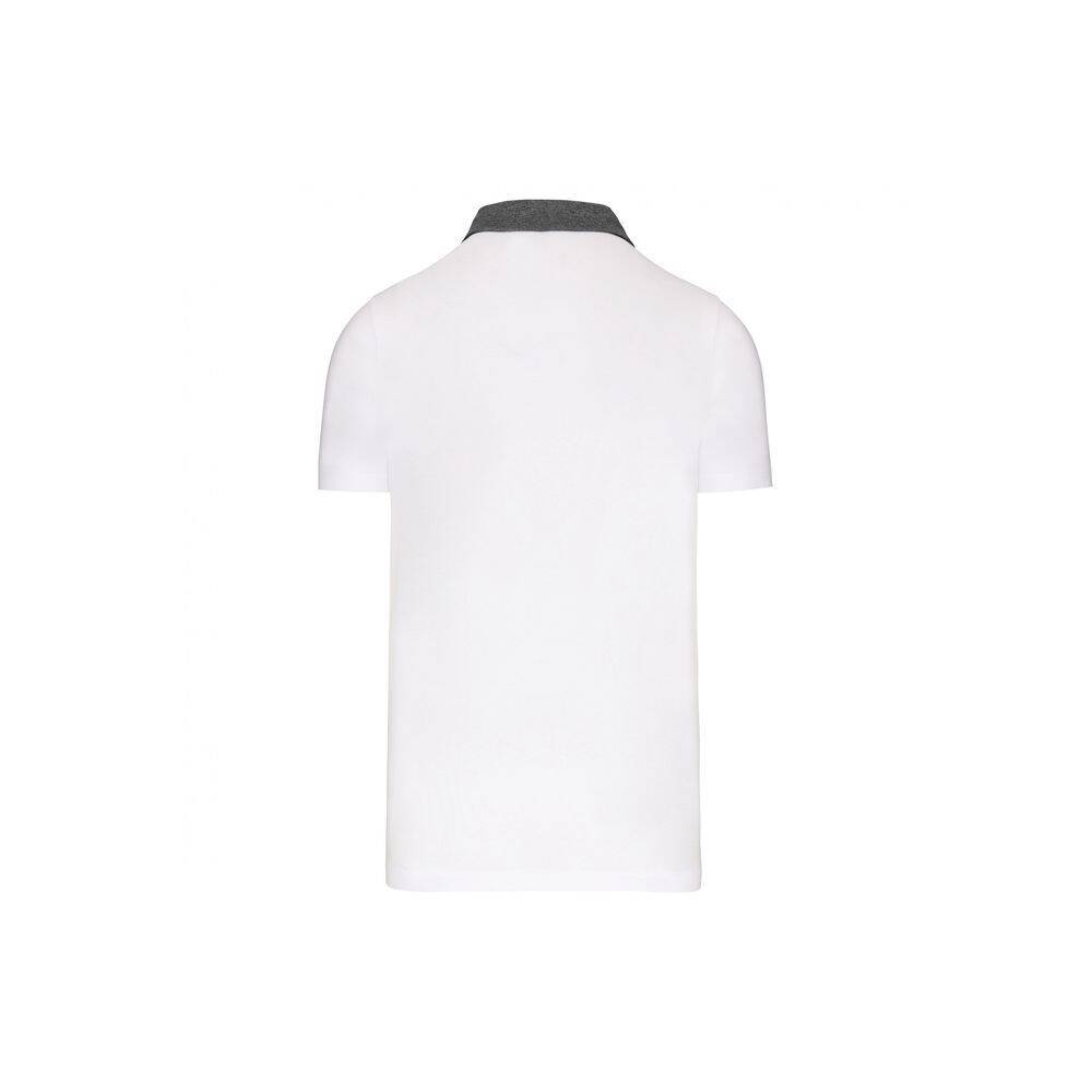 Polo de travail Kariban Bicolore Blanc / Gris XL-1