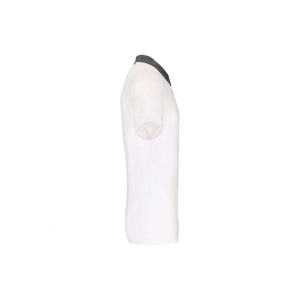 Polo de travail Kariban Bicolore Blanc / Gris XL-2