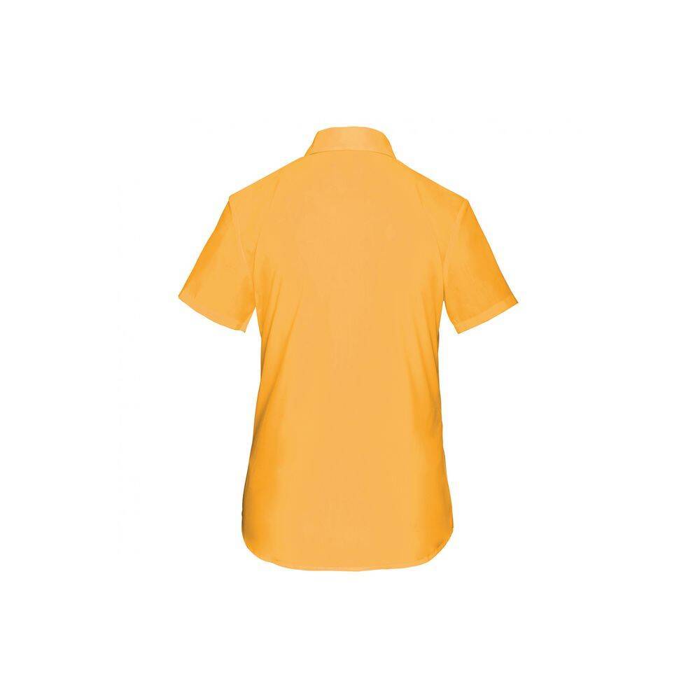 Chemise manches courtes femme Kariban Jaune XS-1