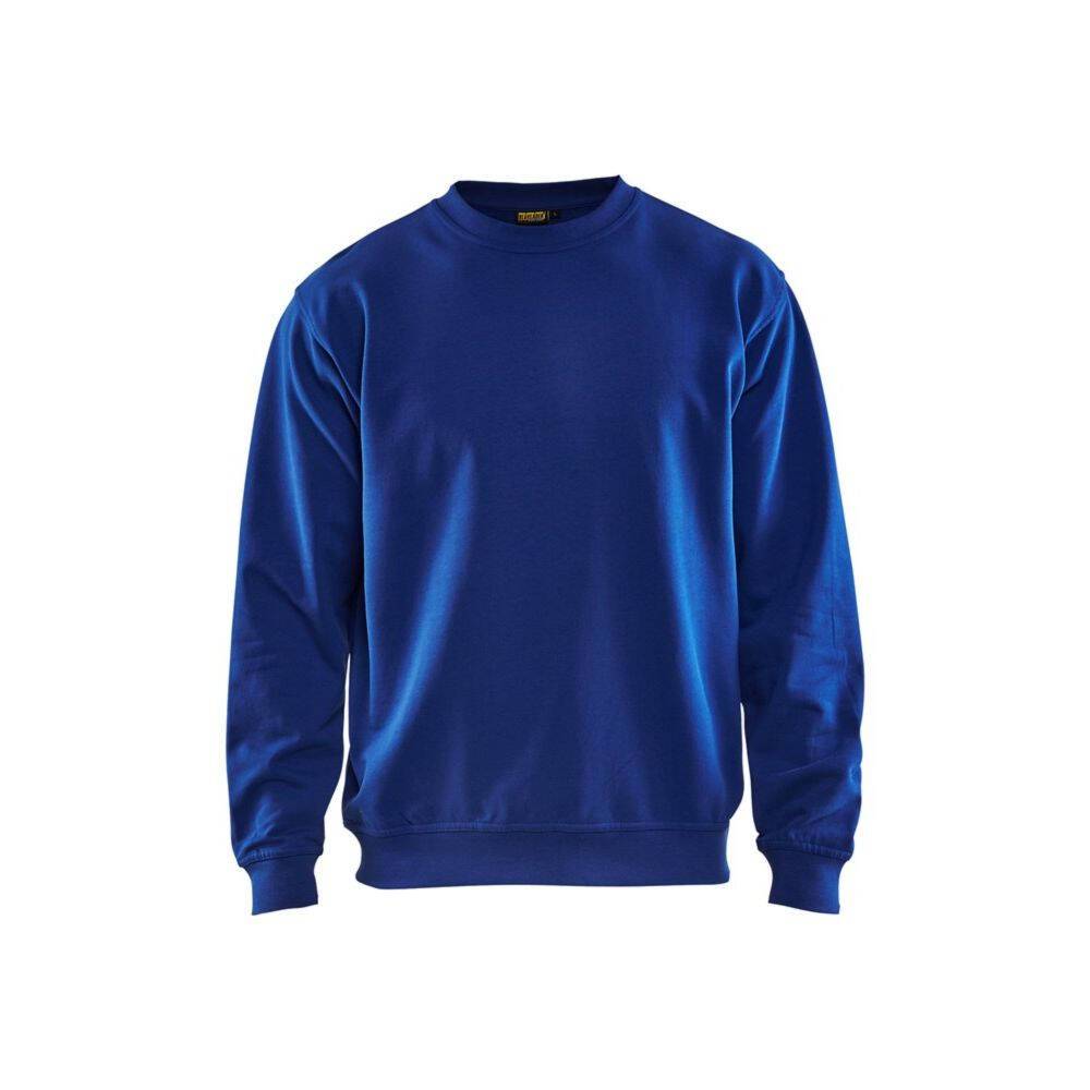 Sweat shirt de travail Blaklader col rond Bleu S-0