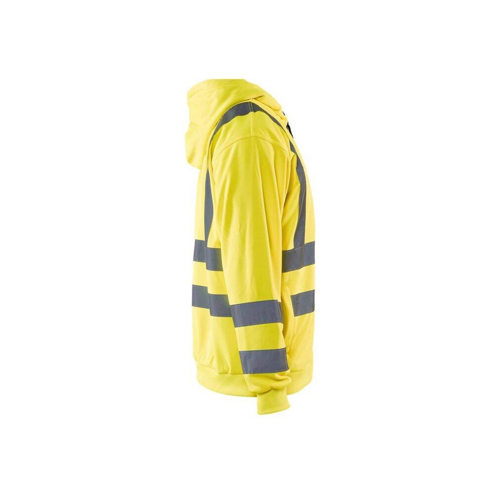 Sweat shirt à capuche haute visibilité Blaklader zippé 3346 Jaune XL-2