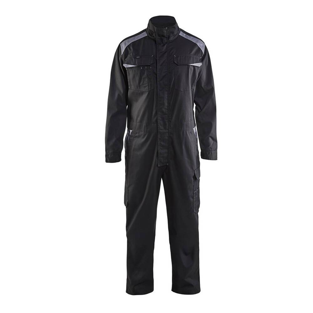 Combinaison de travail Blaklader Industrie manches longues 100% coton Noir / Gris 54-0