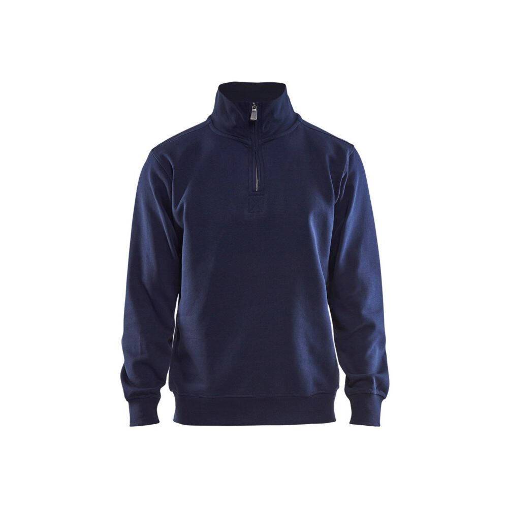 Sweat de travail col camionneur Blaklader Marine 3XL-0