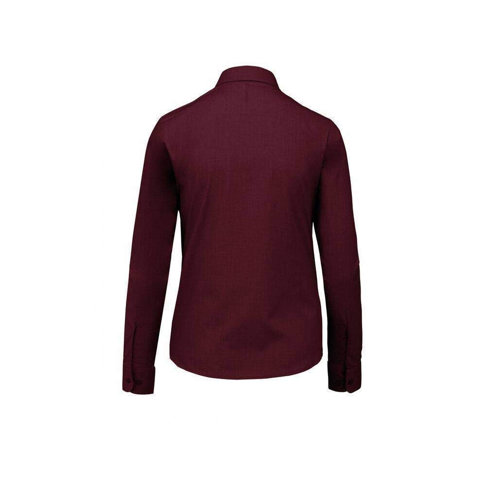 Chemise manches longues pour femme Kariban Bordeaux 3XL-1