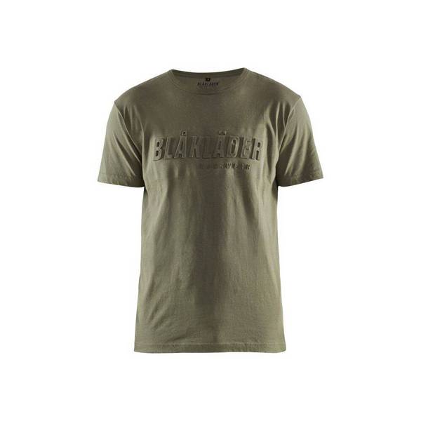 T-shirt imprimé 3D HOMME BLAKLADER Vert Armée L