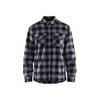 Chemise de travail matelassée Blaklader flannelle doublée Gris / Noir S