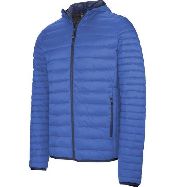 Doudoune légère à capuche homme Kariban Bleu Royal XXL