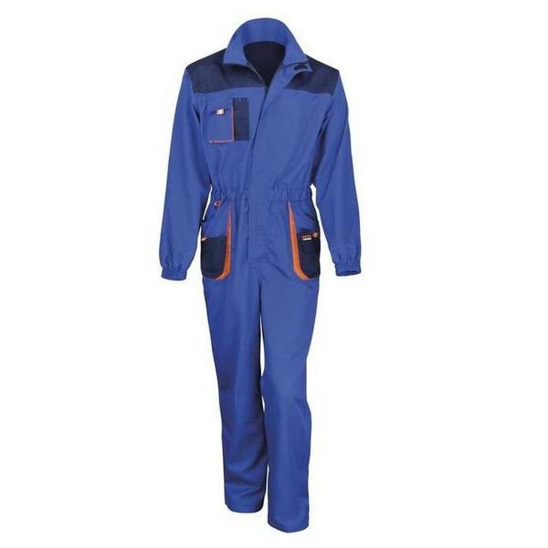 Combinaison de travail Result Lite Bleu Royal / Bleu Marine M