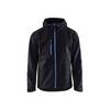 Veste softshell à capuche Blaklader Noir / Bleu Royal 4XL