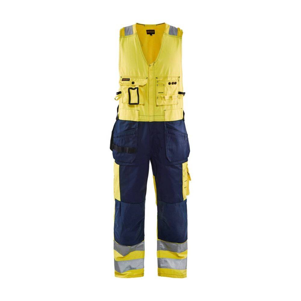Combinaison sans manches haute visibilité Blaklader polycoton Jaune / Marine 42-0