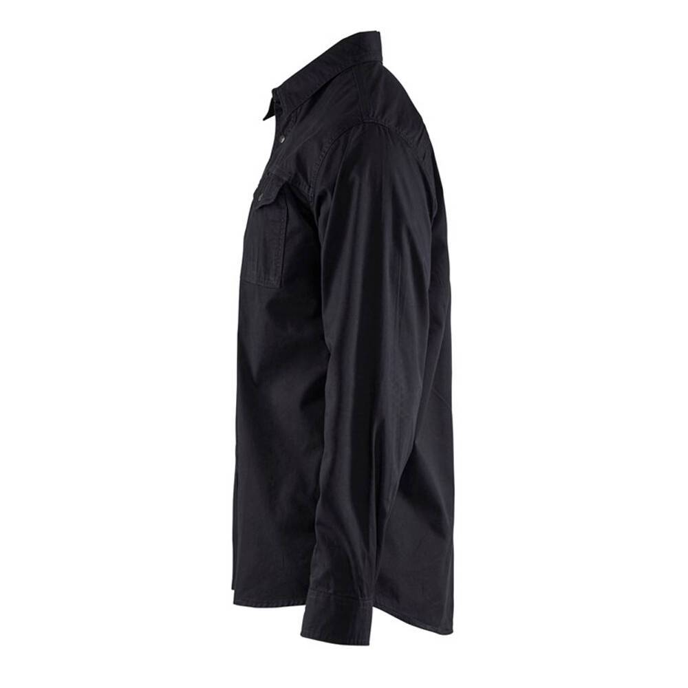 Chemise twill Blaklader Homme 100% coton Noir L-2