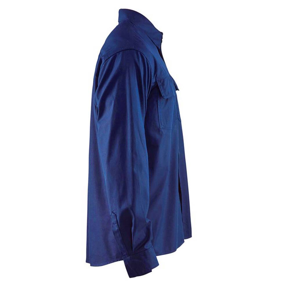 Chemise de travail flanelle Blaklader ignifugé Marine L-2