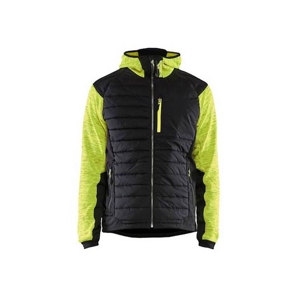 Veste de travail hybride avec rembourrage thermo Blaklader Jaune / Noir 4XL