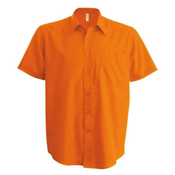 Chemise manches courtes Kariban Orange 4XL